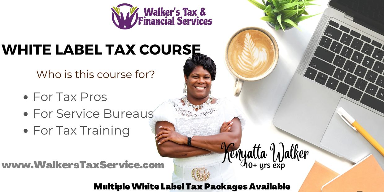 White Label Tax Course